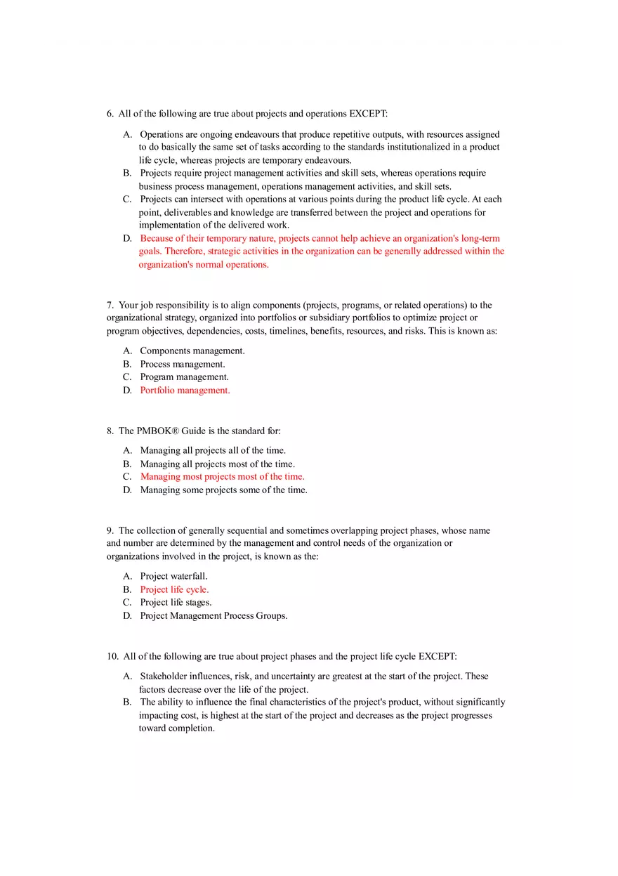 Project, Portfolio, and Management Essential Concepts and Definitions - Page 2