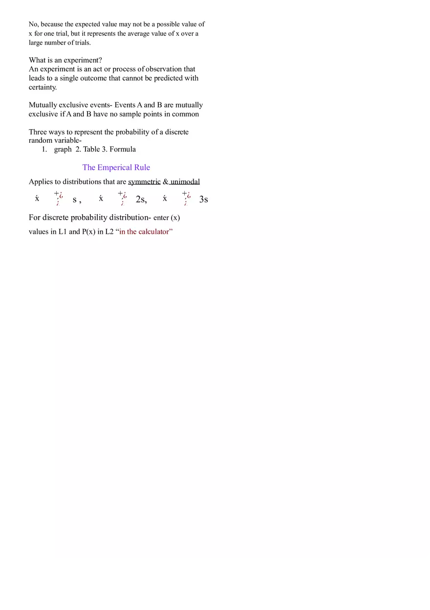 Elementary Statistics Sheet Cheat 1 - Page 3