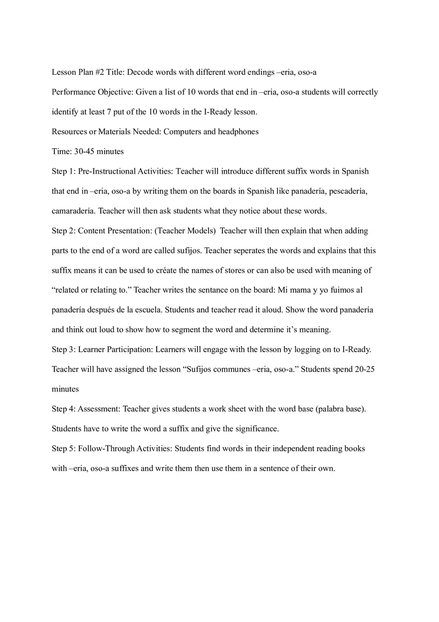 Integrating Science and Reading in Spanish Language Instruction - Page 11
