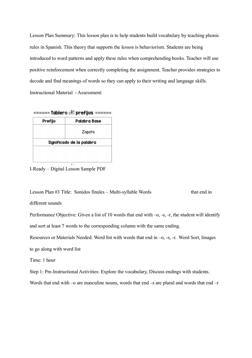 Integrating Science and Reading in Spanish Language Instruction - Page 12