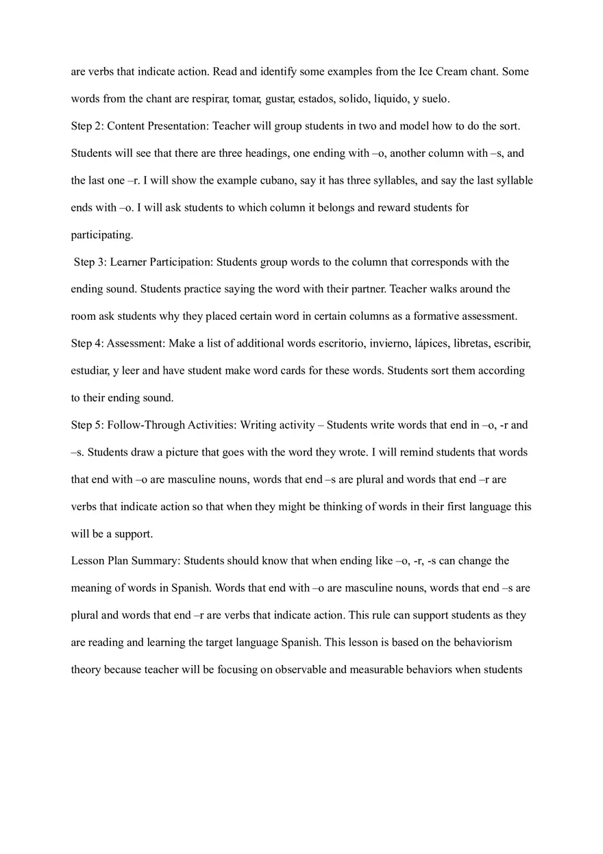 Integrating Science and Reading in Spanish Language Instruction - Page 13