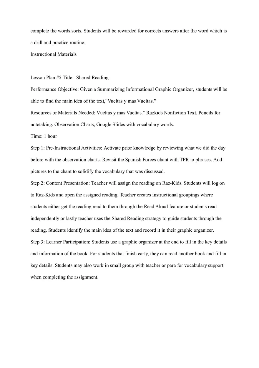 Integrating Science and Reading in Spanish Language Instruction - Page 14