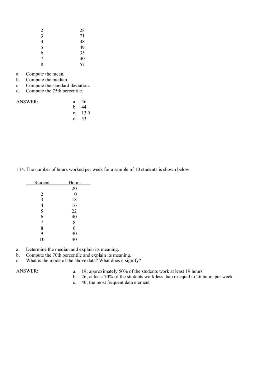 Descriptive Statistics - Numerical Measures Part 4 - Page 7