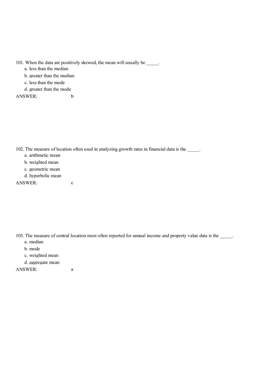 Descriptive Statistics - Numerical Measures Part 4 - Page 2