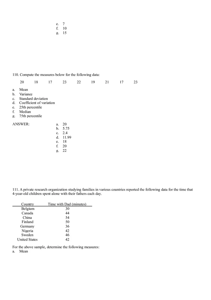 Descriptive Statistics - Numerical Measures Part 4 - Page 5
