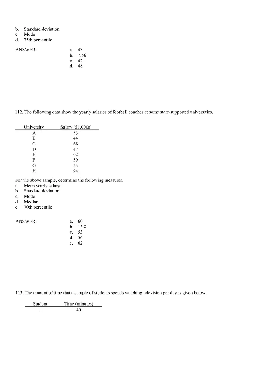 Descriptive Statistics - Numerical Measures Part 4 - Page 6