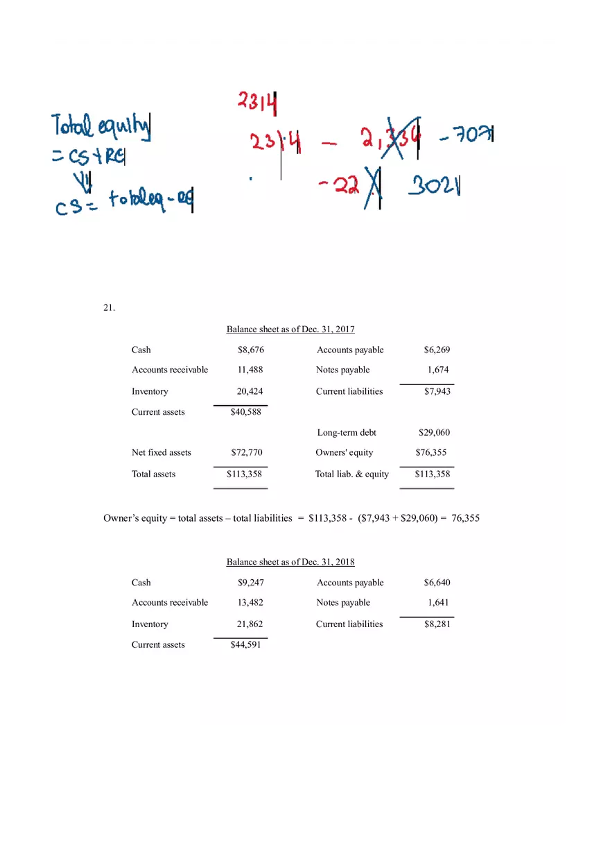 Finance Exercices Сhapter 2 with Solutions - Page 9