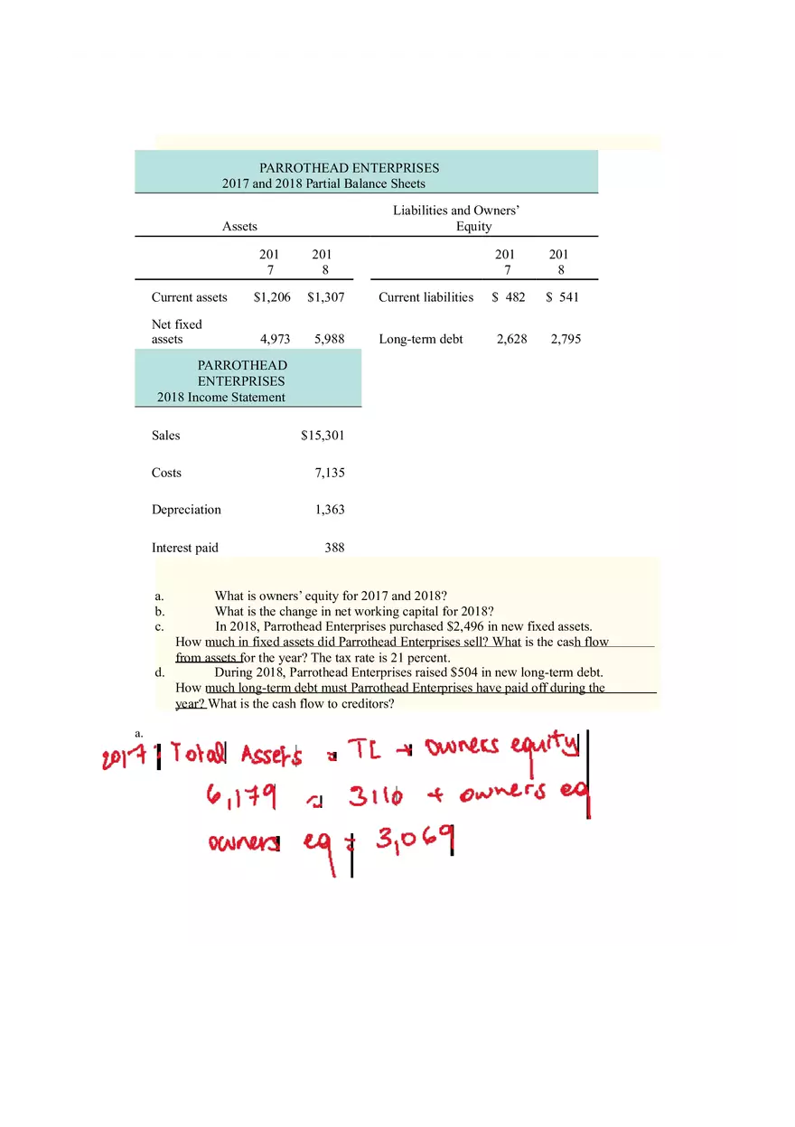 Finance Exercices Сhapter 2 with Solutions - Page 20