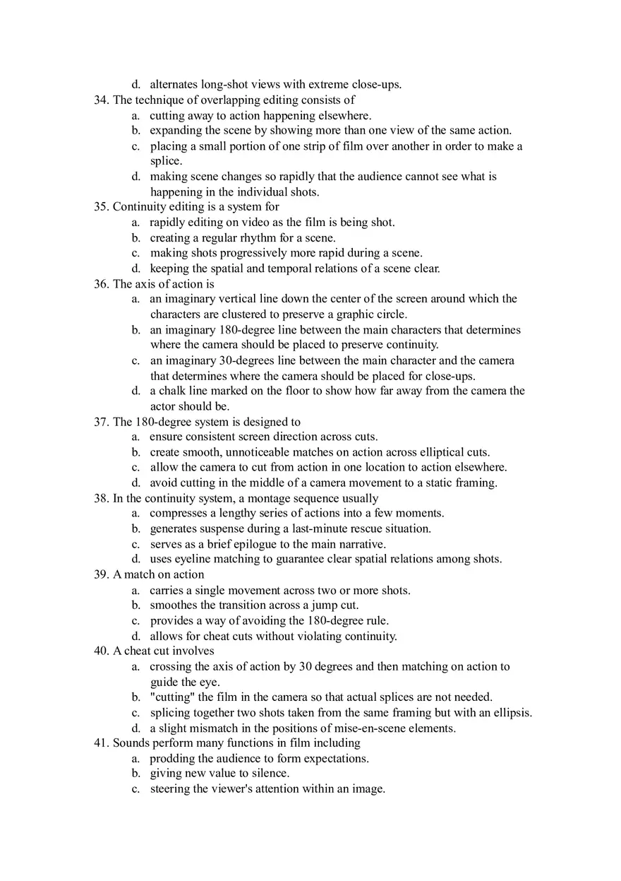 Film Analysis and Narrative Structure - Key Concepts from Dr. Greg Smith's Essay and Film Art - Page 5