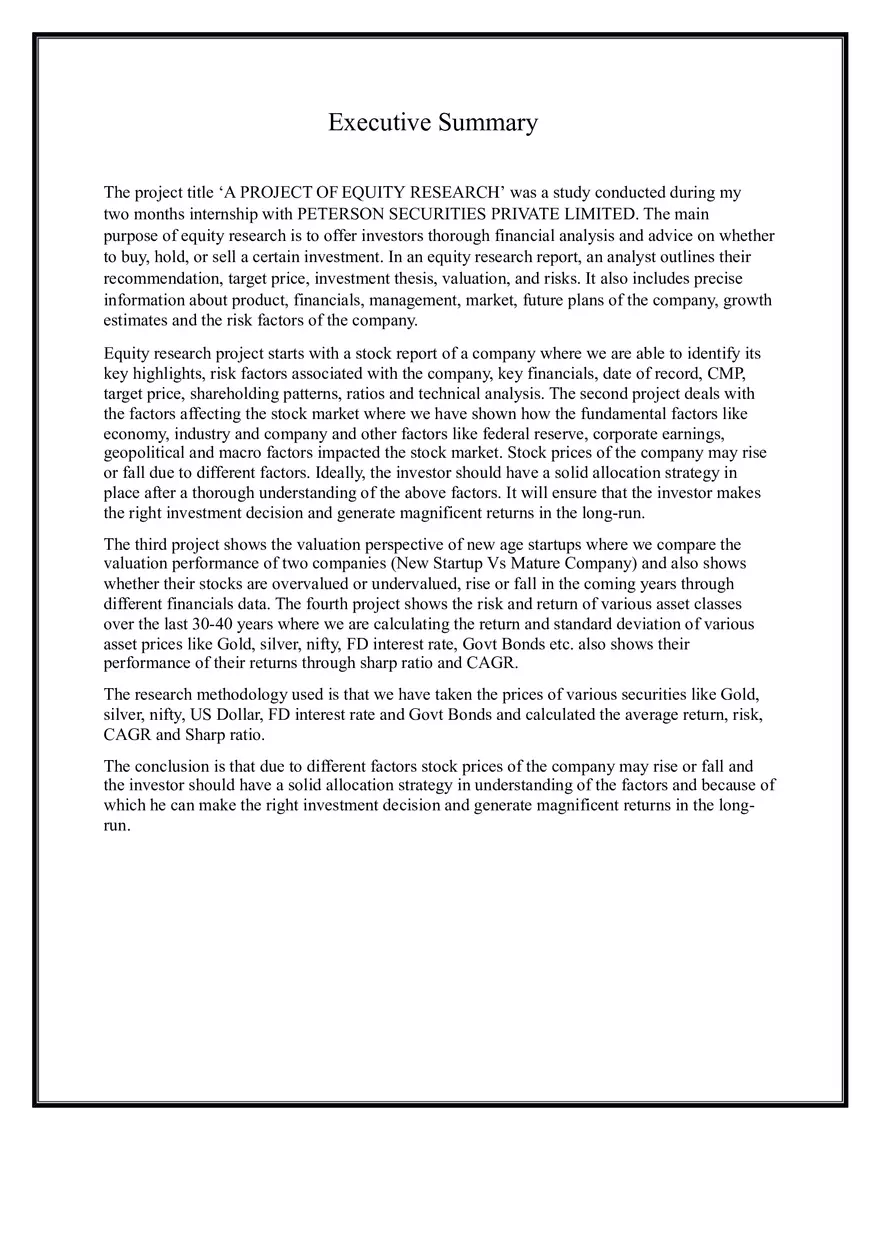 Introduction to the Stock Market Meaning, Risks, and Global Insights - Page 1