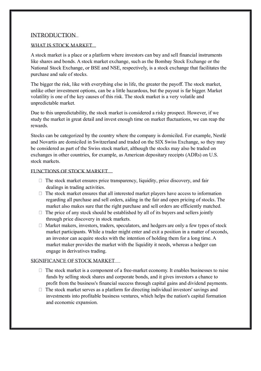 Introduction to the Stock Market Meaning, Risks, and Global Insights - Page 6
