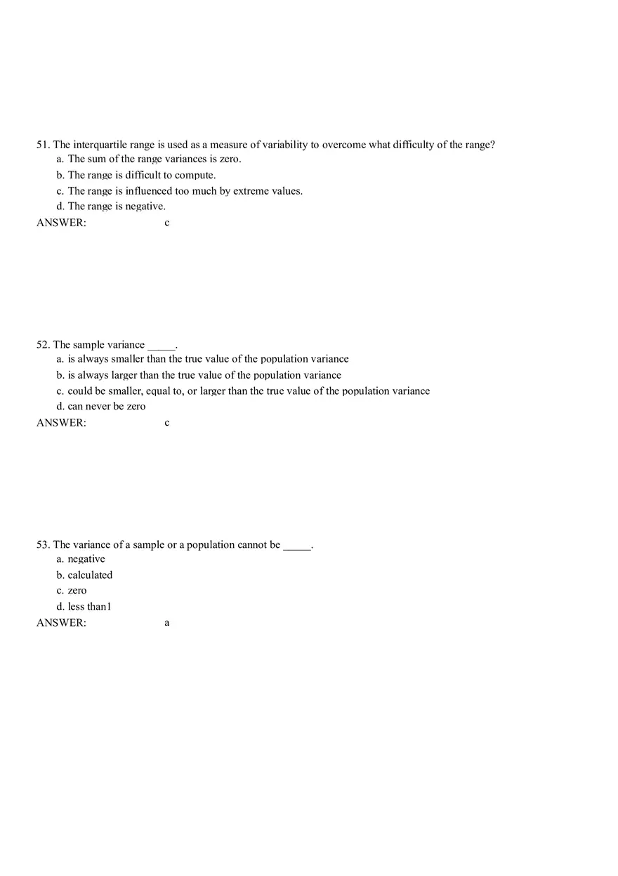 Descriptive Statistics - Numerical Measures Part 2 - Page 7