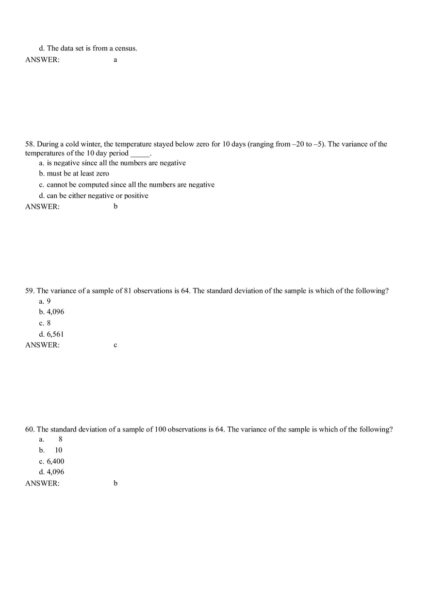 Descriptive Statistics - Numerical Measures Part 2 - Page 9