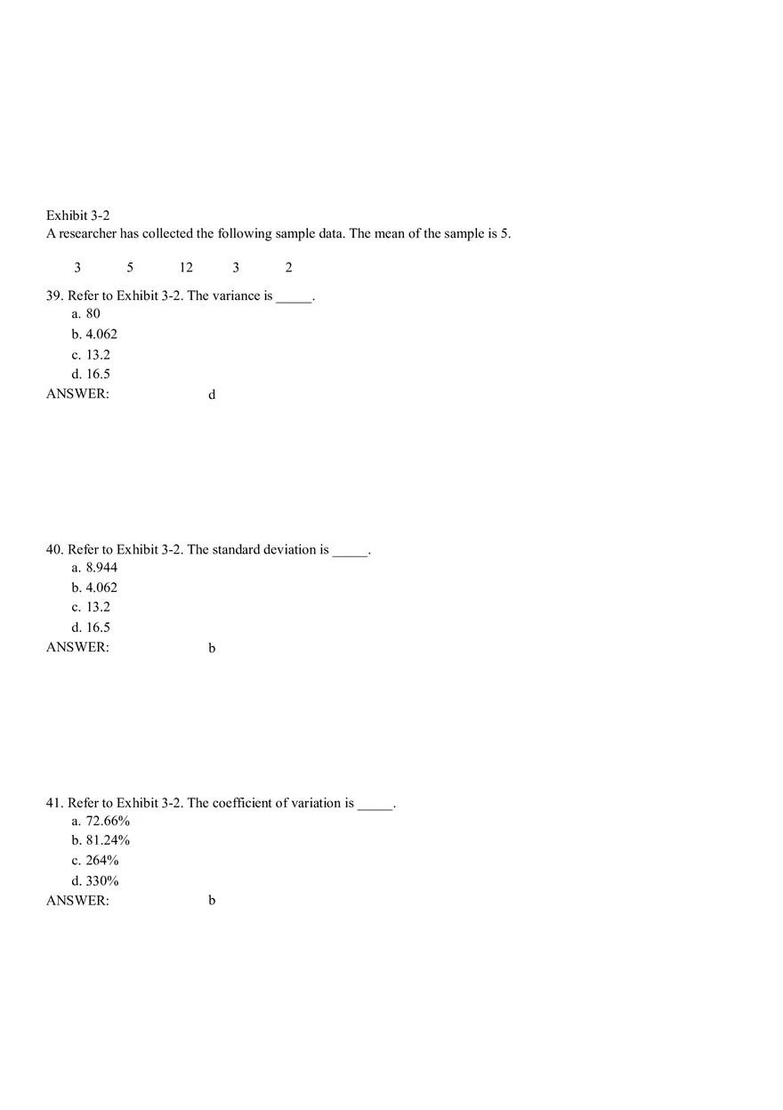 Descriptive Statistics - Numerical Measures Part 2 - Page 3