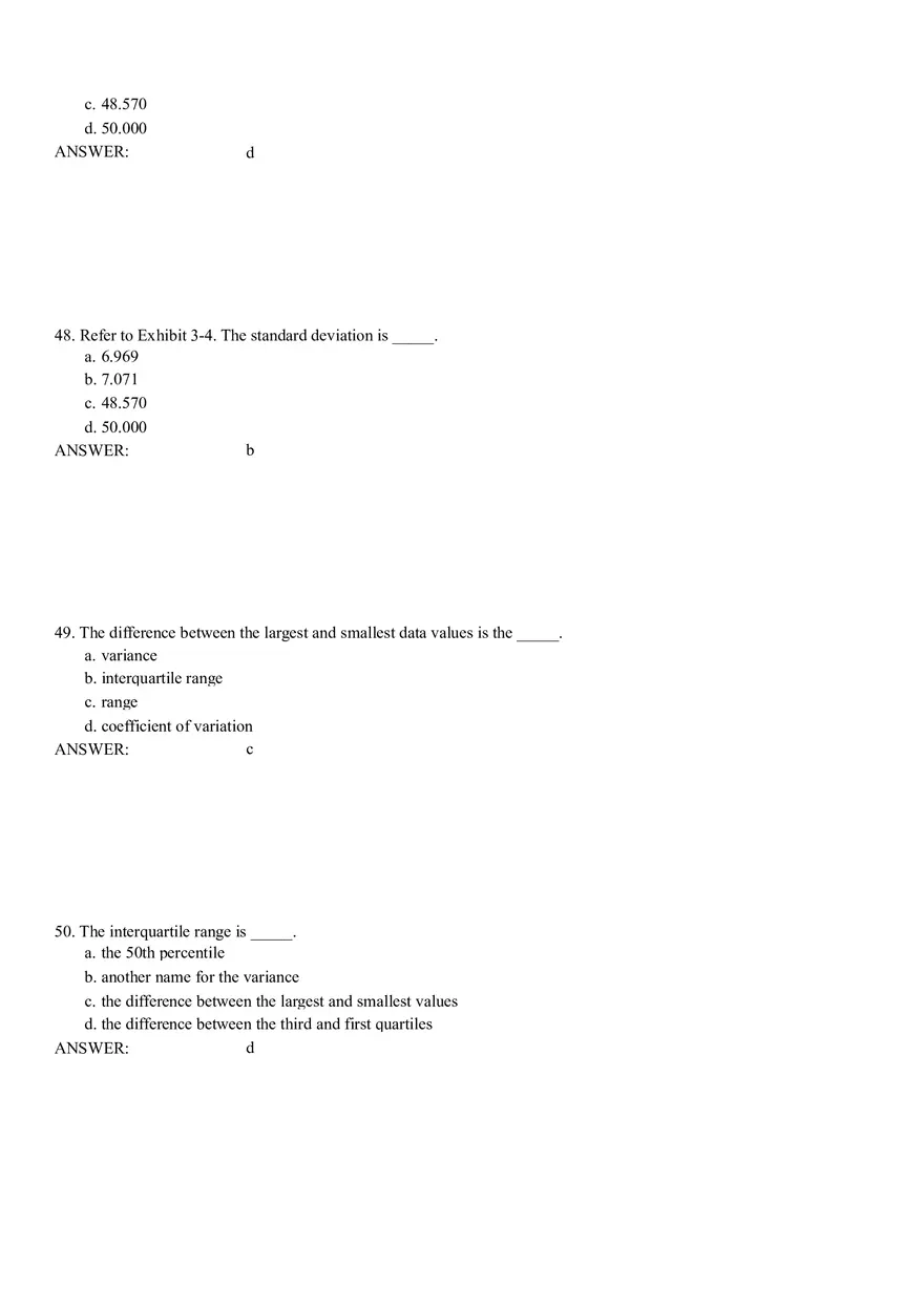 Descriptive Statistics - Numerical Measures Part 2 - Page 6