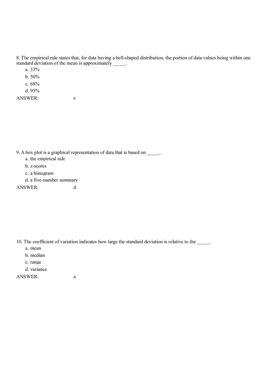 Descriptive Statistics - Numerical Measures Part 1 - Page 3