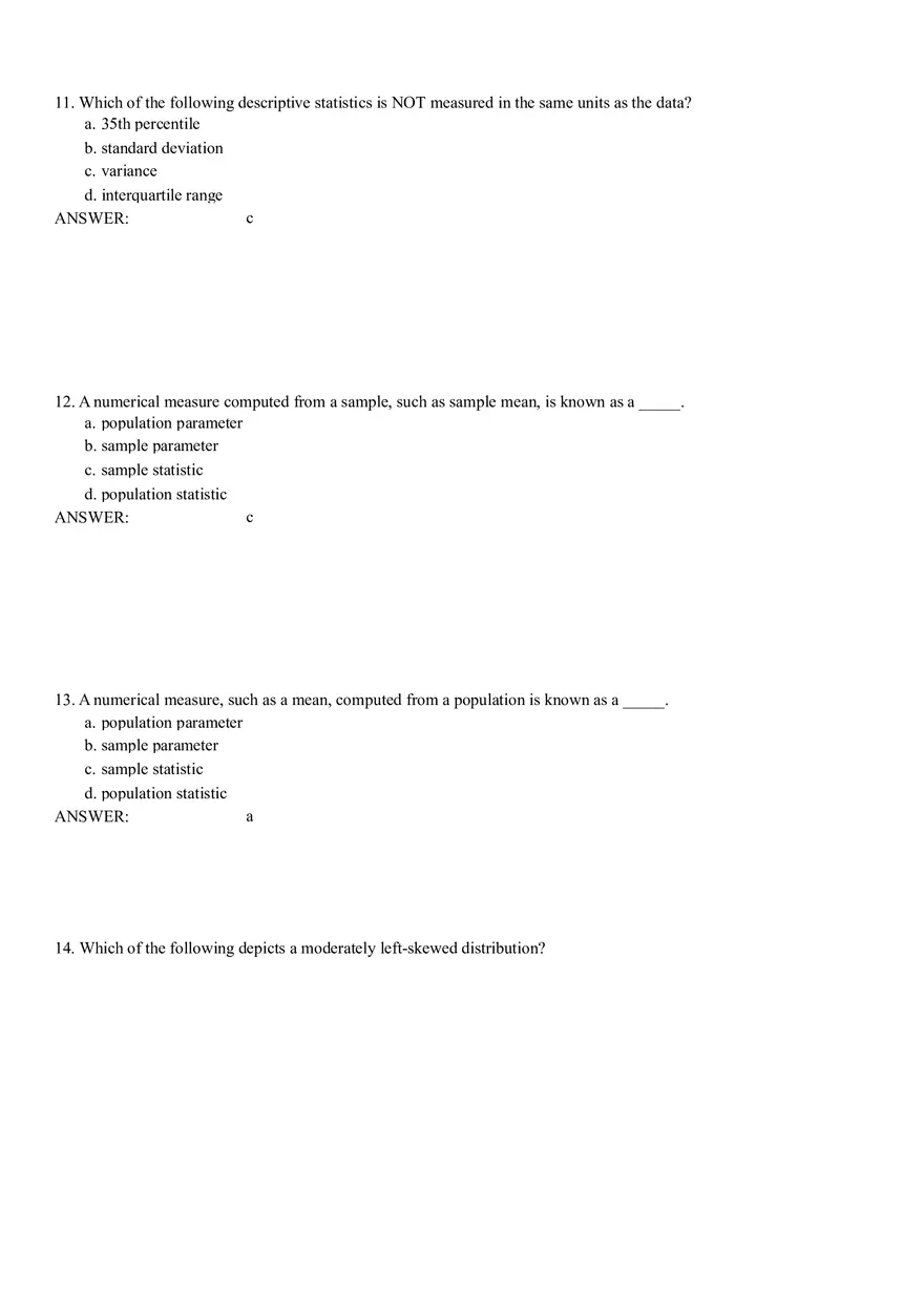 Descriptive Statistics - Numerical Measures Part 1 - Page 4