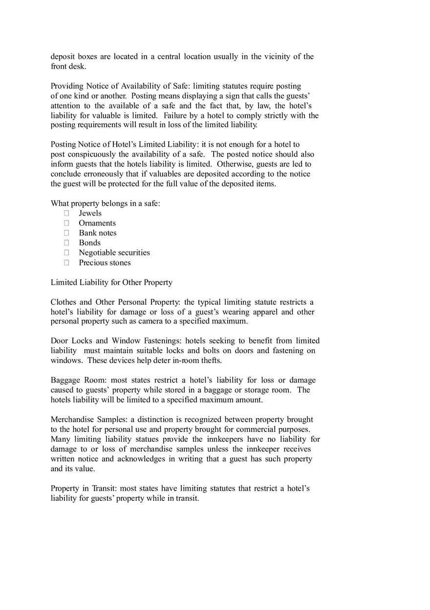 Hospitality Law Chapter 3 - Page 8