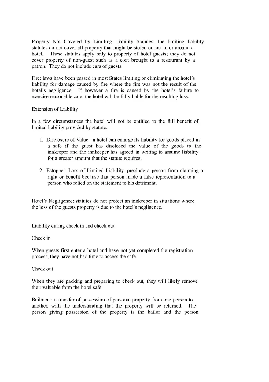 Hospitality Law Chapter 3 - Page 9