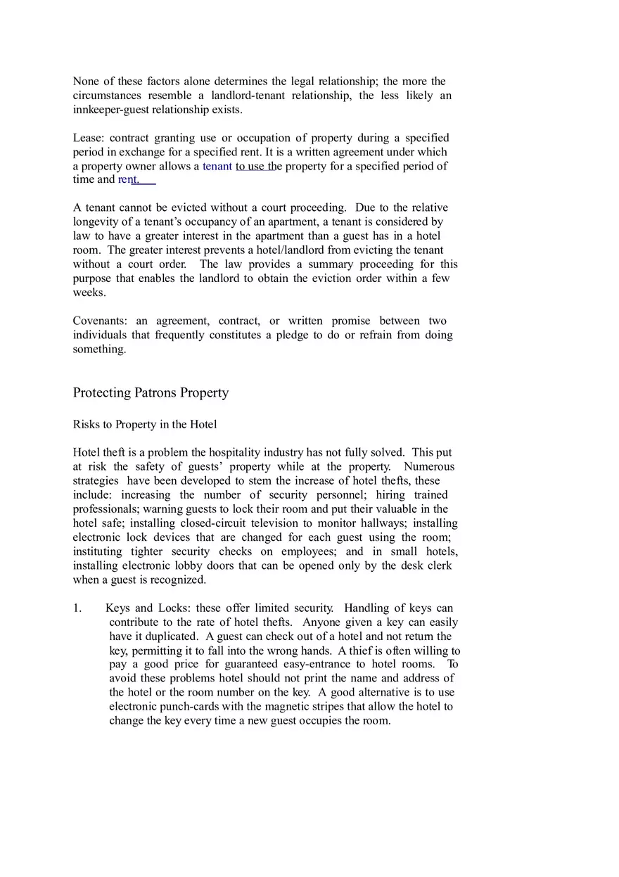Hospitality Law Chapter 3 - Page 6