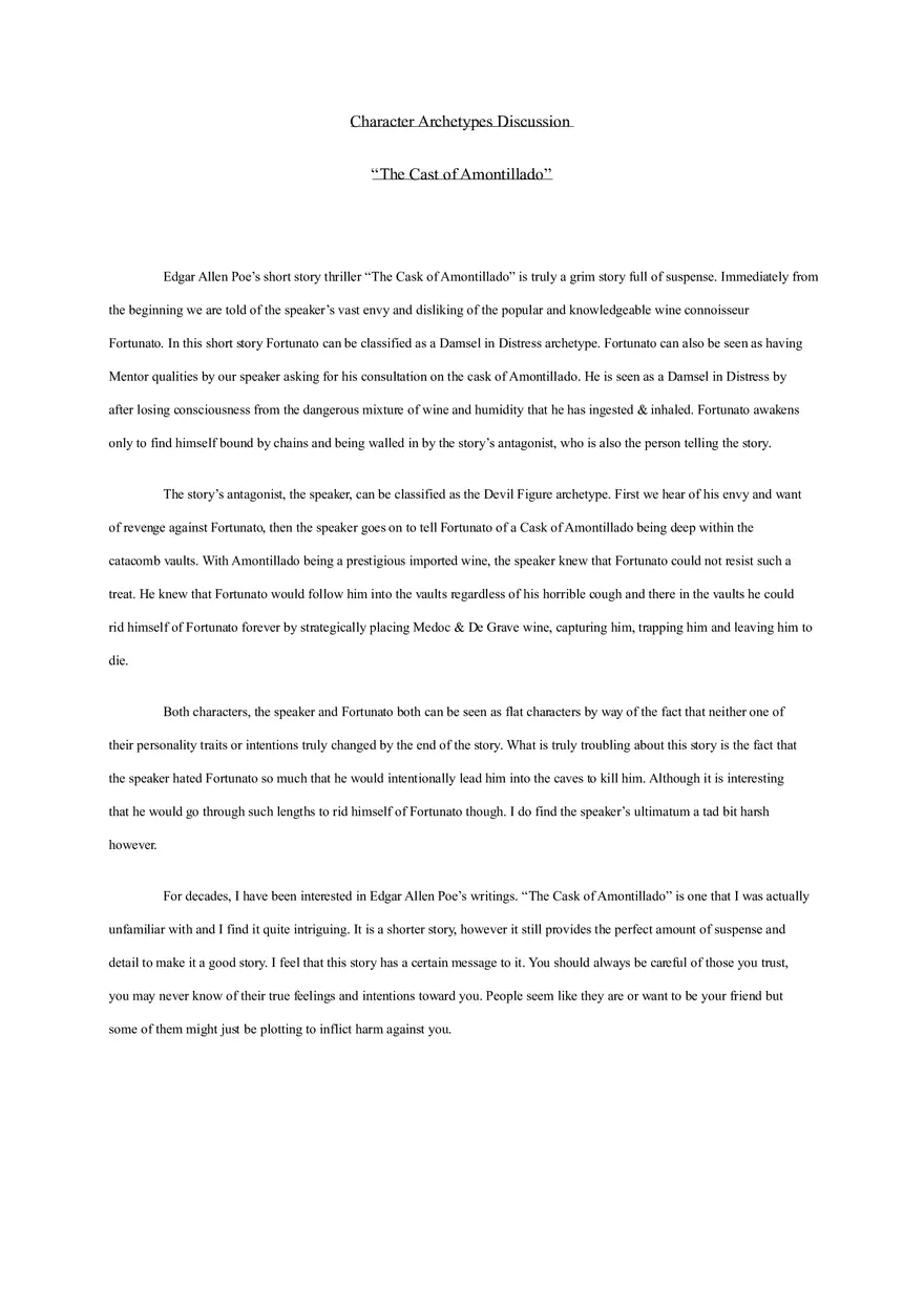 Character Archetypes Discussion - Page 1