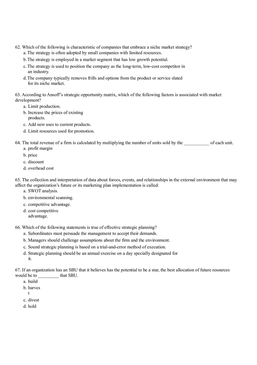 Business Mission and Marketing Plan Part I - Page 3