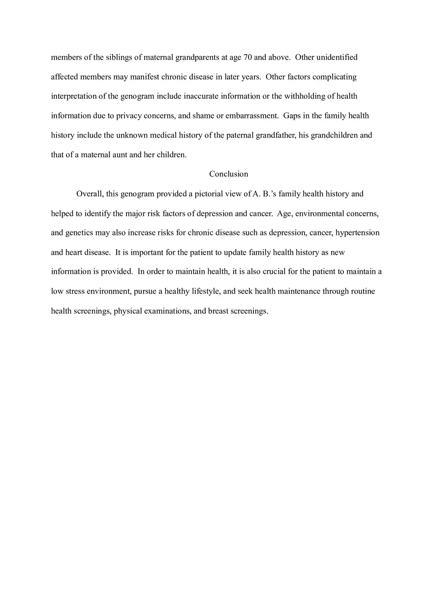 Genogram and Interpretation - Page 3
