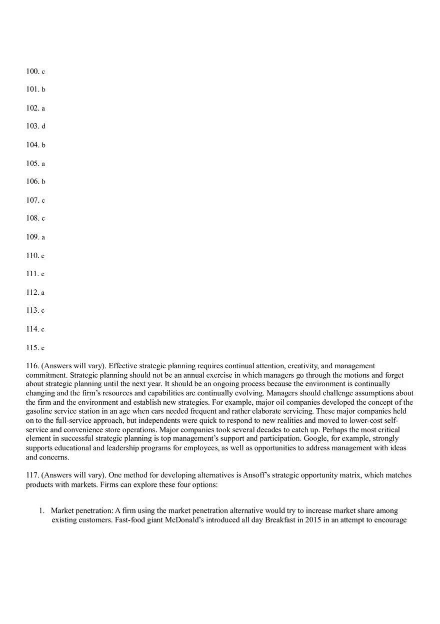 Business Mission and Marketing Plan Part II - Page 2