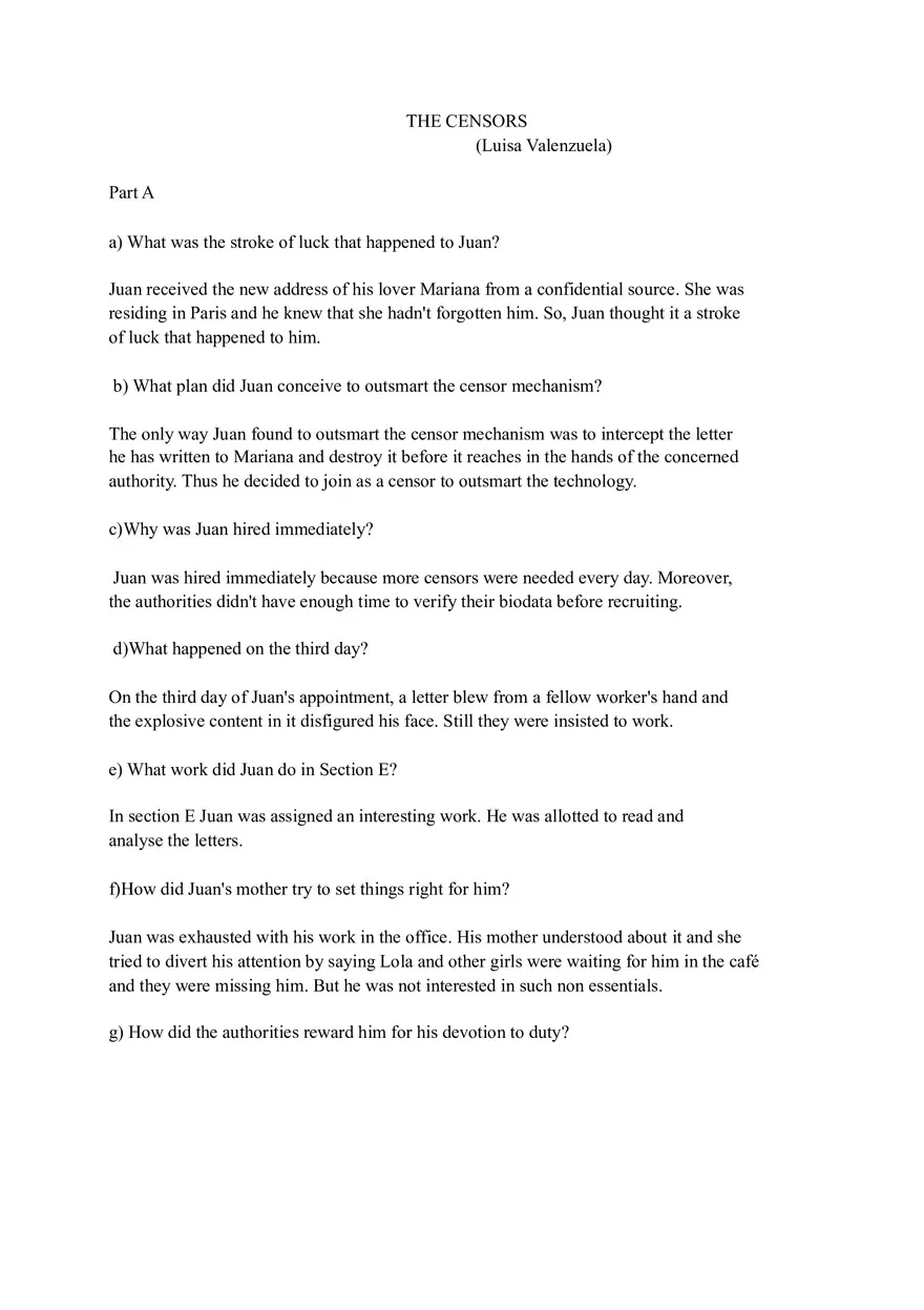 The Censors - Luisa Valenzuela - Page 1