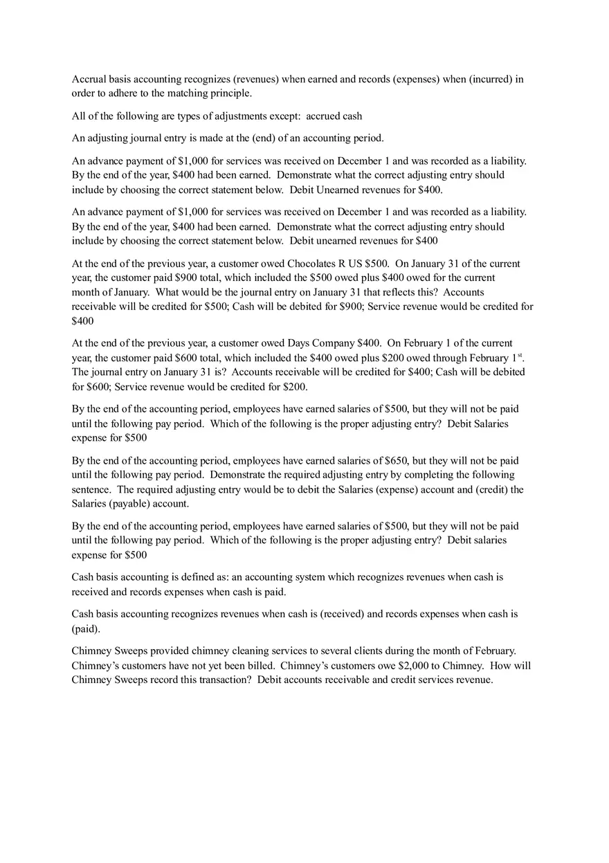 Adjusting Accounts for Financial Statements Assignment - Page 2