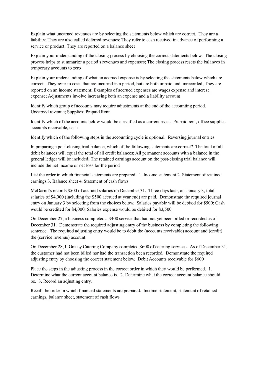 Adjusting Accounts for Financial Statements Assignment - Page 4