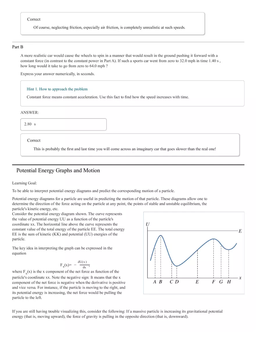 Introduction to Potential Energy Questions - Page 11