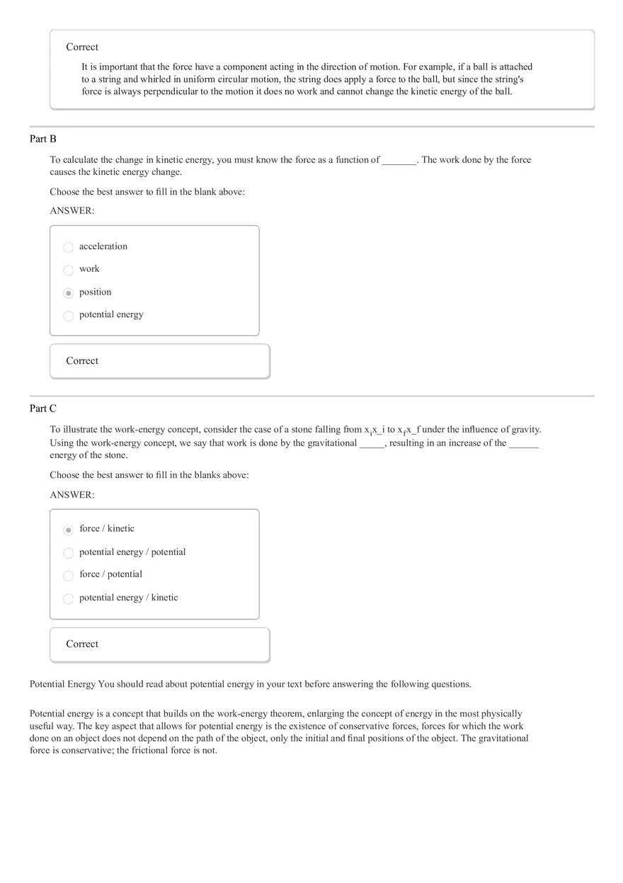 Introduction to Potential Energy Questions - Page 2