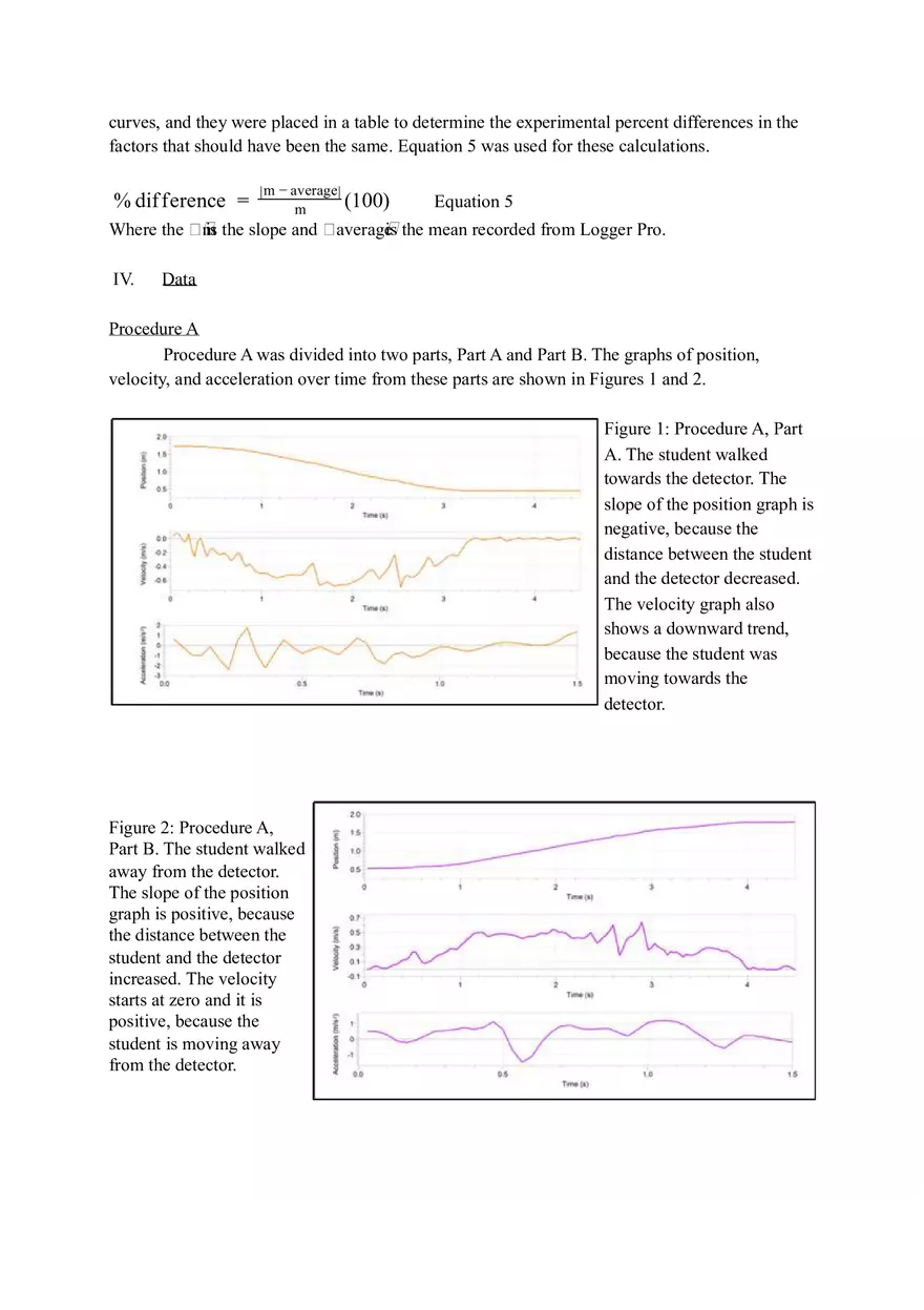 Lab - Introduction to Kinematics Using the Motion Sensor - Page 3