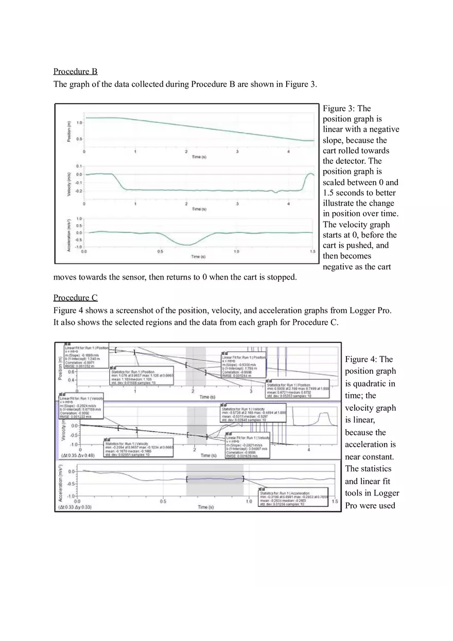 Lab - Introduction to Kinematics Using the Motion Sensor - Page 4