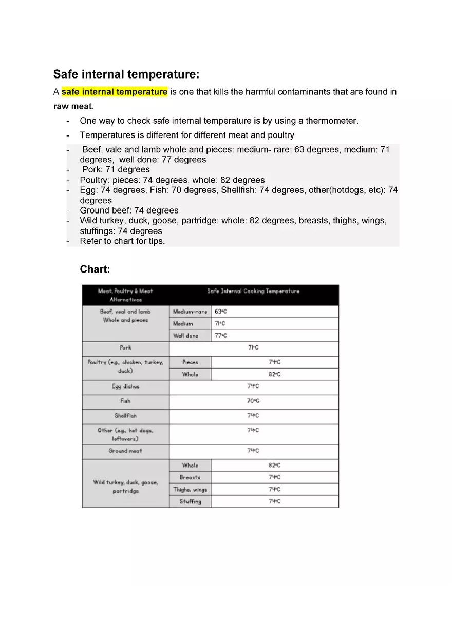 Food Safety Cheat Sheet - Page 3
