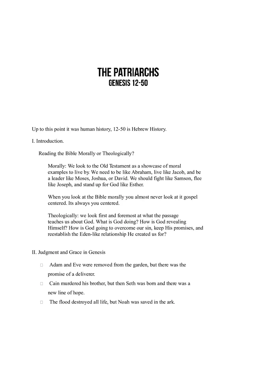 Genesis 12-50 - Page 1