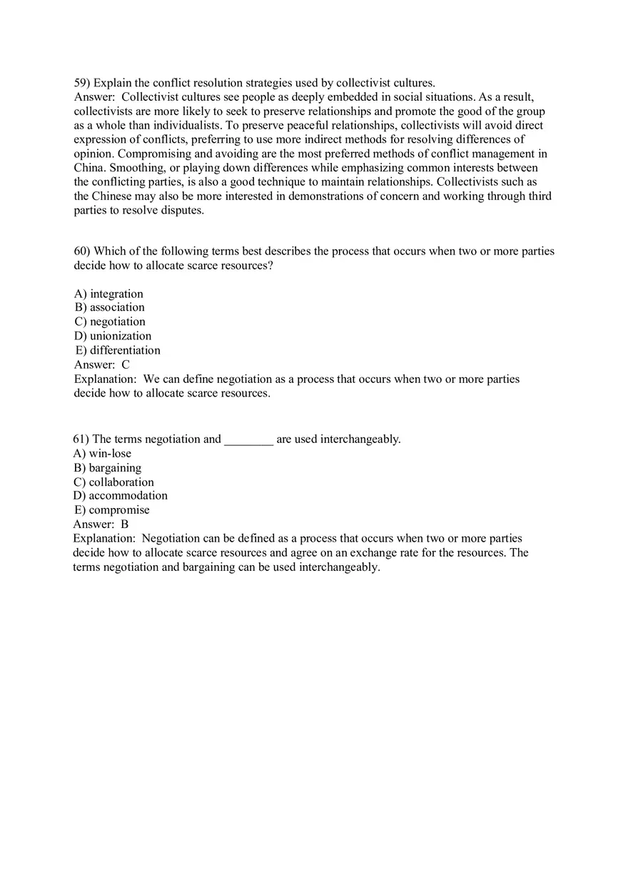 Organizational Behavior (Leadership) Answer Key Part 9 - Page 10