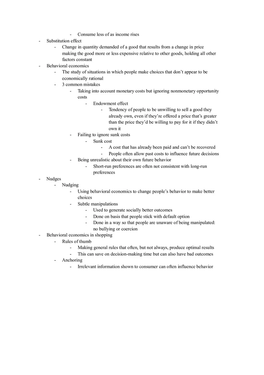 Utility and Consumer Decision Making - Page 2
