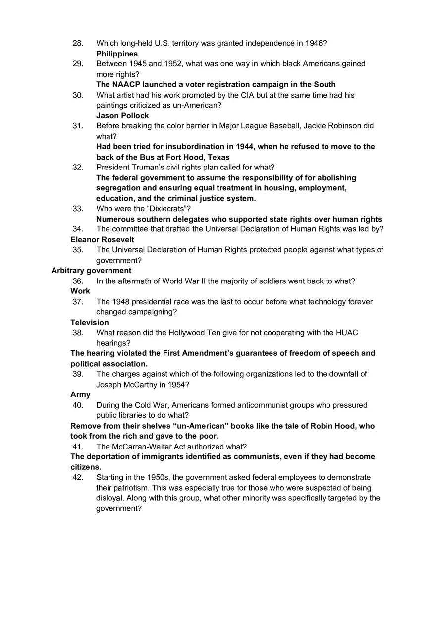 Study Guide - World War II - Page 3