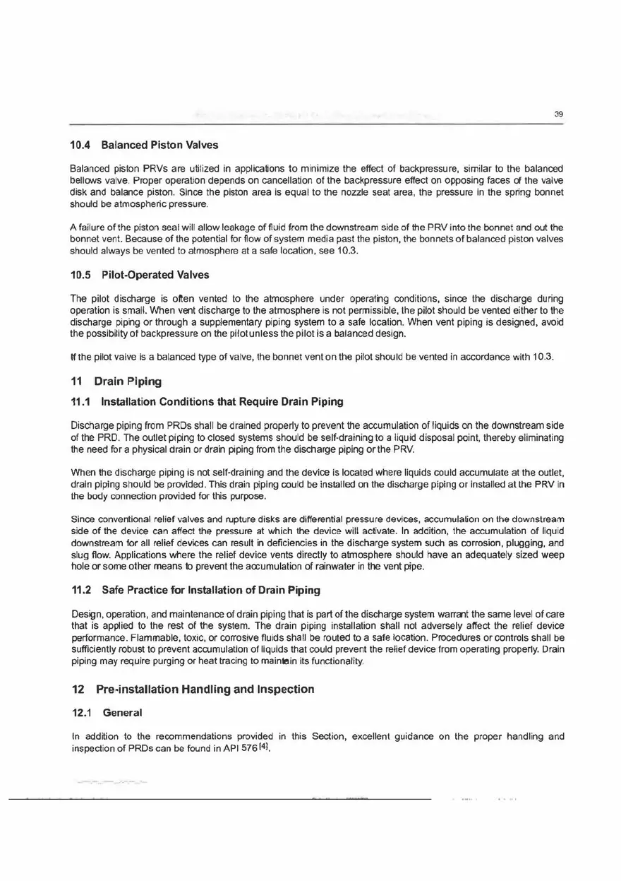 Sizing, Selection, and lnstallation of Pressure-relieving Devices (Installation) Part 4 - Page 9