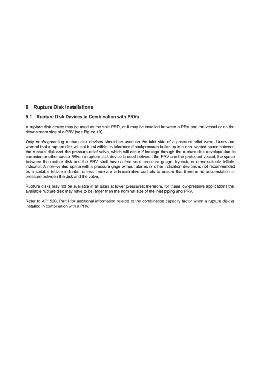 Sizing, Selection, and lnstallation of Pressure-relieving Devices (Installation) Part 4 - Page 1