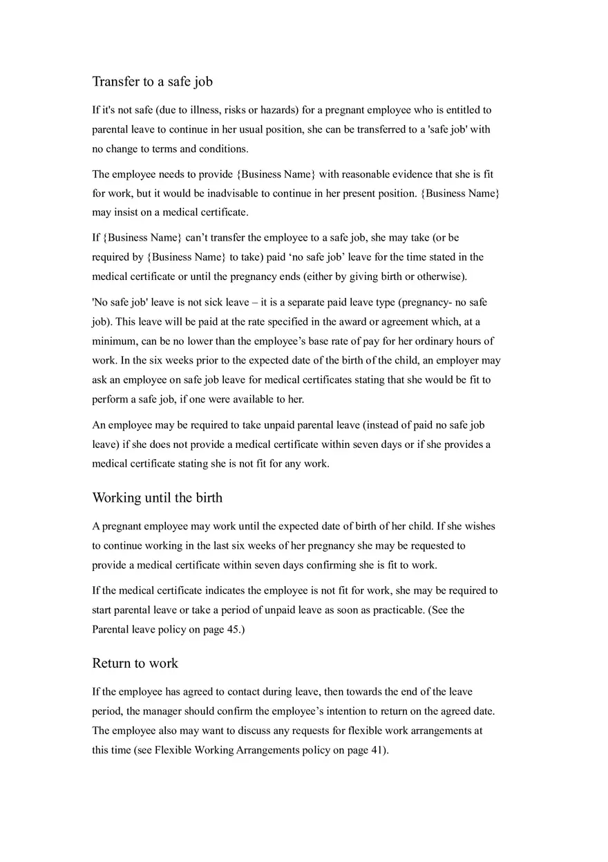 HR Policy and Procedure Manual Template Part 4 - Page 2