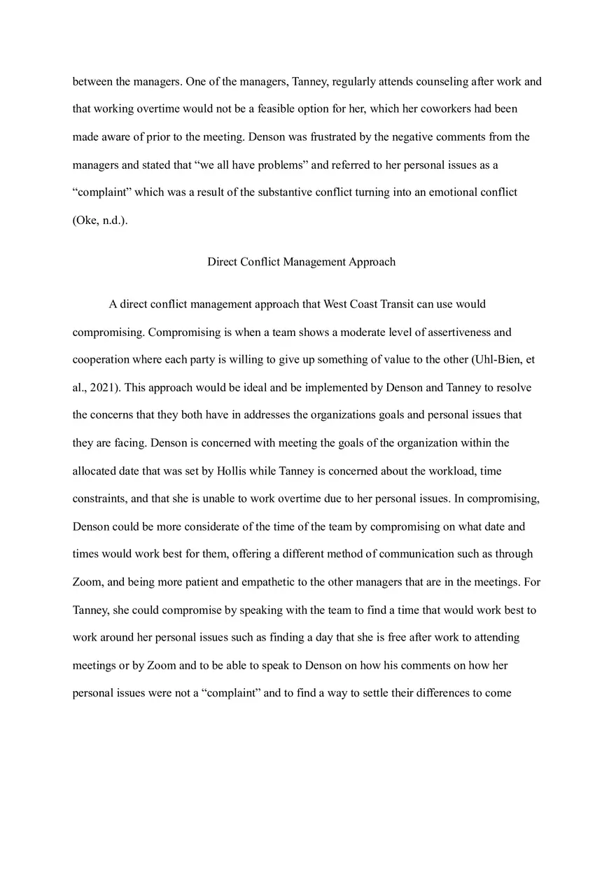 West Coast Transit Case Study - Page 5