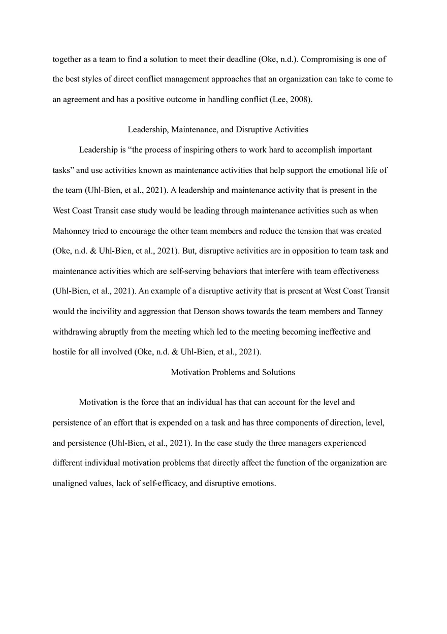 West Coast Transit Case Study - Page 6