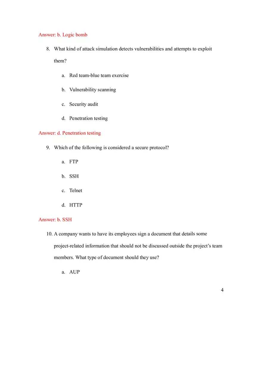 Network Risk Management Solutions Key Review - Page 4