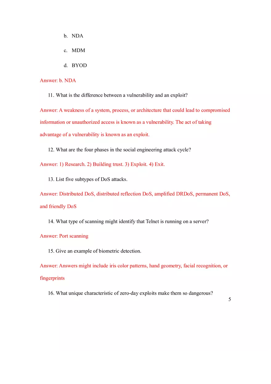 Network Risk Management Solutions Key Review - Page 5