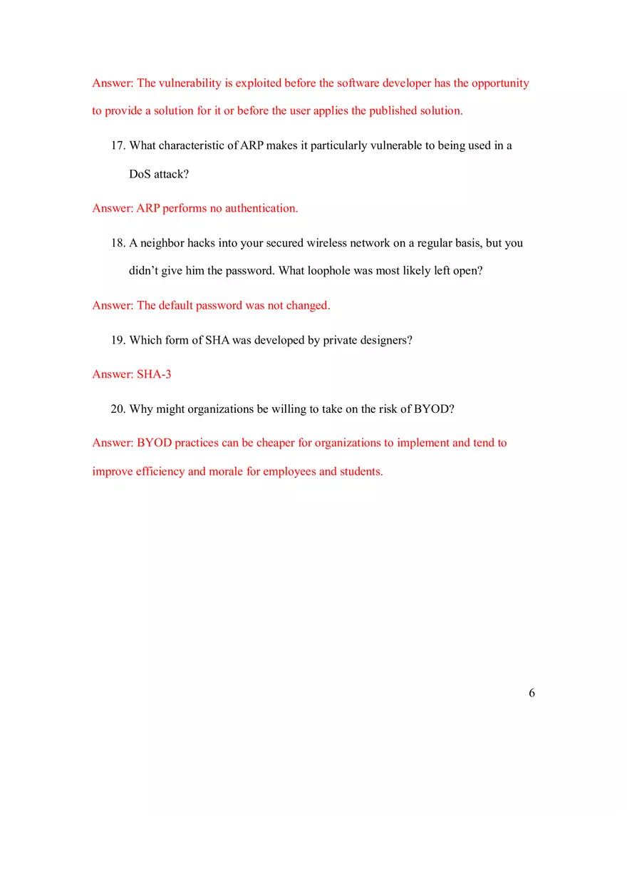 Network Risk Management Solutions Key Review - Page 6