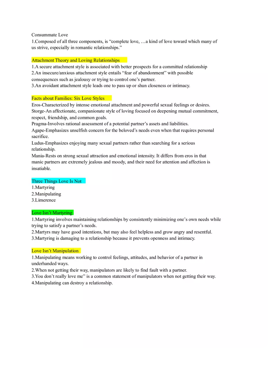 Love and Choosing a Life Partner (Guide) - Page 2
