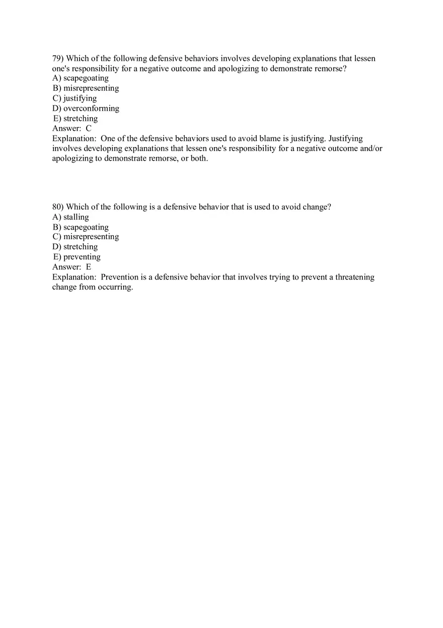 Organizational Behavior (Leadership) Answer Key Part 6 - Page 6